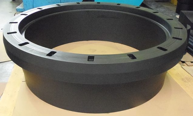 1.2m HDPE tube connector HDPE connector for 1.2m tube – industrial fitting