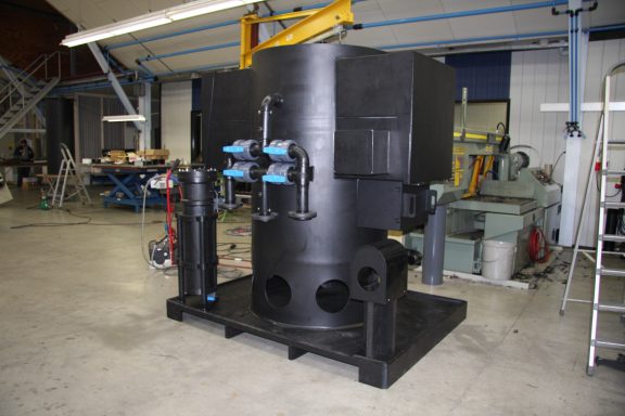 HDPE control unit – system management HDPE control unit – central management for tube system