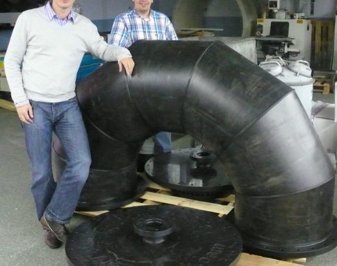 1.2m U‑bend – large diameter HDPE U-bend fitting for 1.2m HDPE tubes